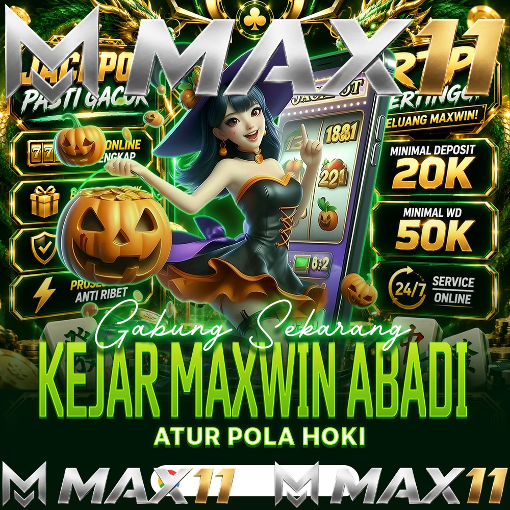 MAX11: Platform Penyedia Slot Gacor 4d & Toto Togel Jitu Jp Paus Terus